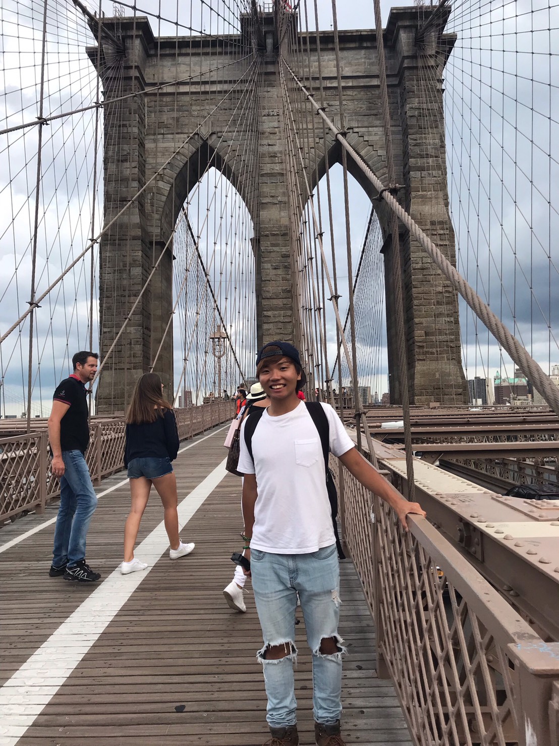 アメリカ横断中にNYに行った写真　ブルックリン橋